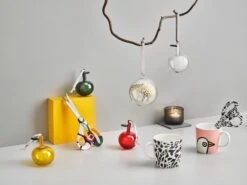 Iittala Glasapfel, 3 Stück, Grün 9 Iittala Glasapfel, 3 Stück, Grün -Dekorative Kunst Iittala 2021 Oiva Toikka Collection 04 1