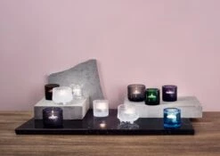 Iittala Kivi Teelichthalter, Matt Satiniert -Dekorative Kunst Iittala Ambient light group 2017