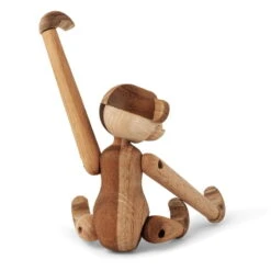 Kay Bojesen Holzaffe, überarbeitet, Mini, Gemischtes Holz -Dekorative Kunst Kay Bojesen Monkey Monkey Mixed wood mini 39278 xZ9vwg