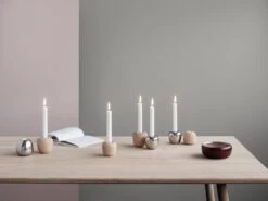 Stelton Ora Kerzenhalter, Klein, Stahl -Dekorative Kunst LS 100 1 103 104 103 1 104 1 Ora bowl small candleholder