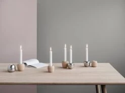 Stelton Ora Kerzenhalter, Klein, Stahl -Dekorative Kunst LS 103 104 103 1 104 1 Ora candleholder powder