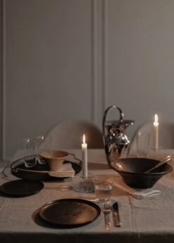 Menu Abacus Kerzenhalter, 2,3 Cm, Klarglas -Dekorative Kunst MENU Balcony Serving Tray NNDW Plate Triptych Bowl Etruscan Pitcher Strandgade Drinking Glass Abacus Candle Holder