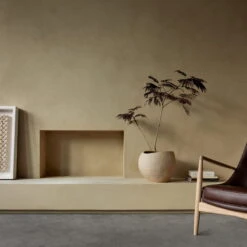 Menu Plantas Blumentopf, 32 cm, Elfenbeinfarben -Dekorative Kunst MENU Plantas Planter The Seal High Back