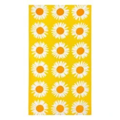 Marimekko Auringonkukka Tischdecke, 135 X 280 Cm, Gelb - Weiß