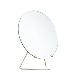 Moebe Stehspiegel 30 Cm, Messing -Dekorative Kunst MOEBE MIRROR WB 30 BRASS