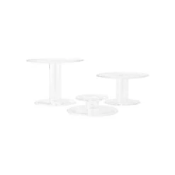 Menu Abacus Kerzenhalter, 2,3 Cm, Klarglas -Dekorative Kunst Menu 4411002 4412002 4413002 Abacus Candle Holder ee