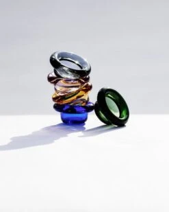 Teelichthalter Sirkel, Grün -Dekorative Kunst NF 051018 0328 1