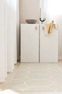 Teppich Boo 70 X 300 Cm, Leinenfarben – Vanille -Dekorative Kunst Pappelina BOO LINEN VANILLA 1 1