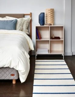 Olle Teppich, 180 X 260 Cm, Blau - Vanille -Dekorative Kunst Pappelina olle blue