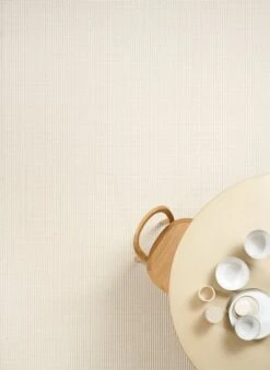 Piccolo 2 Teppich, Weiß – Weiß -Dekorative Kunst Piccolo 2 17116001 col white white cotton paper yarn woodnotes