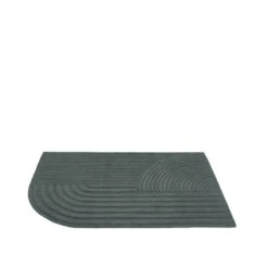 Muuto Relevo Teppich, Dunkelgrün -Dekorative Kunst Relevo rug 170x240 dark green Muuto 5000x5000 hi res
