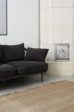 Fringe Hemp Teppich, Natur -Dekorative Kunst Roots Living Fringe Hemp natural interior7