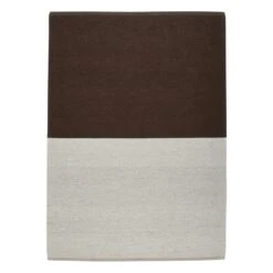 Split Teppich, Leinen, Braun