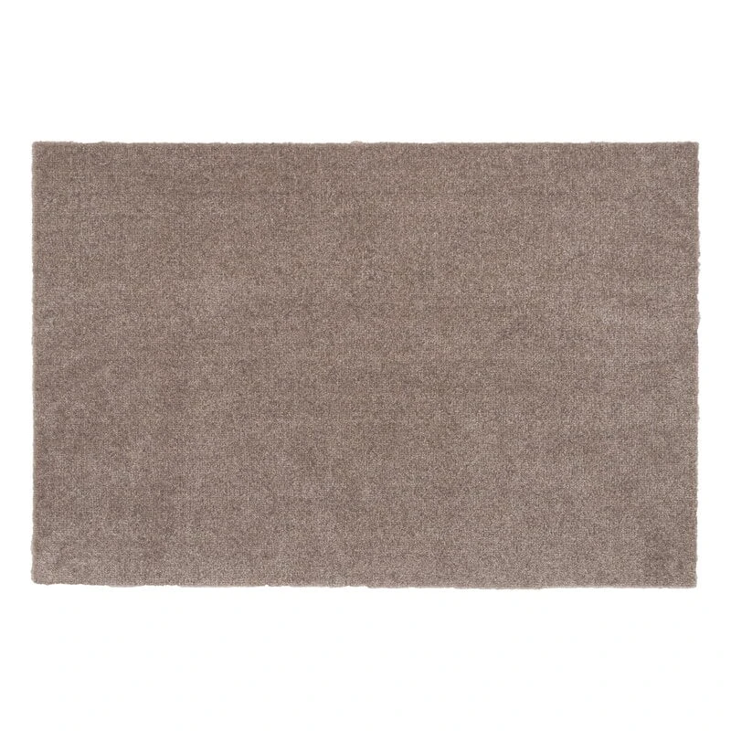 Einfarbiger Uni Teppich, 60 x 90 Cm, Sand