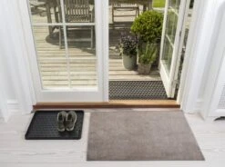 Einfarbiger Uni Teppich, 60 x 90 Cm, Sand -Dekorative Kunst TICA Floormat Unicolor 00588 60x90 5710555005881 f