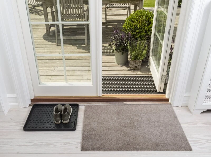 Einfarbiger Uni Teppich, 60 x 90 Cm, Sand – Bild 6