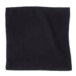 Serviette Aus Leinen, Schwarz