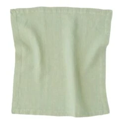 Serviette Aus Leinen, Entenei-Grün