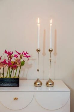 Klong Tender Kerzenhalter, Groß, Hoch -Dekorative Kunst Tender ng rektangular