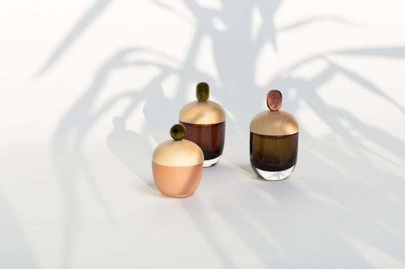 Lyyli Box, Klein, Aubergine - Olive 4 Lyyli Box, Klein, Aubergine - Olive – Bild 2