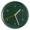 Hay Wall Clock Wanduhr, Grün -Dekorative Kunst Wall Clock dark green