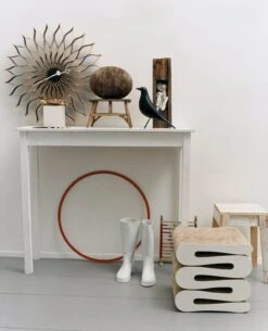 Vitra Sunflower Uhr, Birke -Dekorative Kunst Wiggle Stool Sunflower Clock House Bird 69277 master