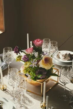 By Lassen Schale Kubus Centrepiece, Groß, Vergoldet -Dekorative Kunst bylassen Kubus SS2022 22 copyrole