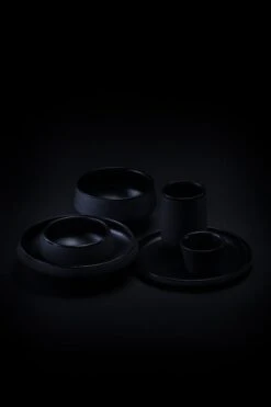 Eclipse Tafelaufsatzschale, 38 Cm, Schwarz -Dekorative Kunst foto Eclipse 4930