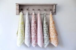 Puutarha Handtuch/Serviette, Weiß - Zimtbraun -Dekorative Kunst lapuankankurit puutarha towel napkin 2 2