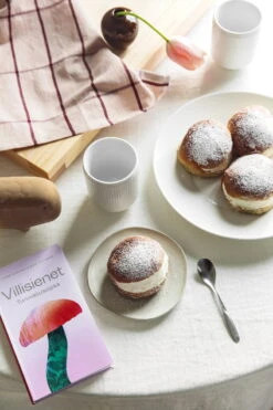 Tischtuch Aus Leinen, Porzellan -Dekorative Kunst laskiainen22 Ruoka7