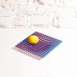 Gravity Tablett, 20 X 20 Cm, Pompidou -Dekorative Kunst lemon