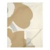 Marimekko Unikko Tischdecke, 140 X 250 cm, Cremeweiß - Silber - Beige -Dekorative Kunst marimekko MA072119 897 MM 224 unikko tablecloth 140x250cm 072119 897 kb