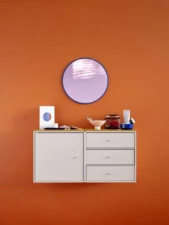 Montana Mini Spiegel, Rund, 135 Monarch -Dekorative Kunst montana mini makeuptable mushroom Monarch h