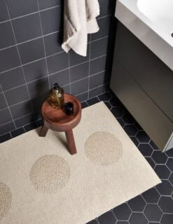 Vera 2.0 Teppich, 70 X 120 Cm, Beige -Dekorative Kunst pappelina vera20 beige bathroom creative 1