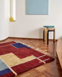 Path 01 Teppich -Dekorative Kunst path 01 wool shaggy rug interior winter close