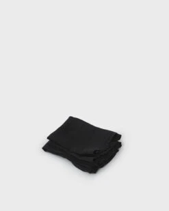Serviette Aus Leinen, Schwarz -Dekorative Kunst skabelon 0005 NK black 091