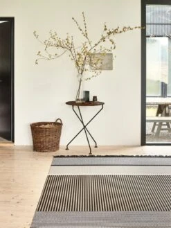 Teppich San Francisco, Steingrau – Weiß -Dekorative Kunst wn sanfrancisco 0656