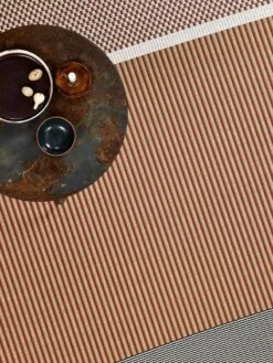 Teppich San Francisco, Rotbraun – Steingrau -Dekorative Kunst wn sanfrancisco 0760